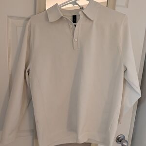 lululemon athletica Men's Off-White Polo Shirt